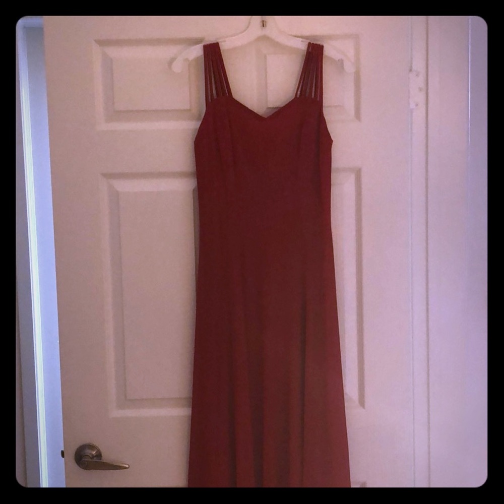 Red formal dress size medium